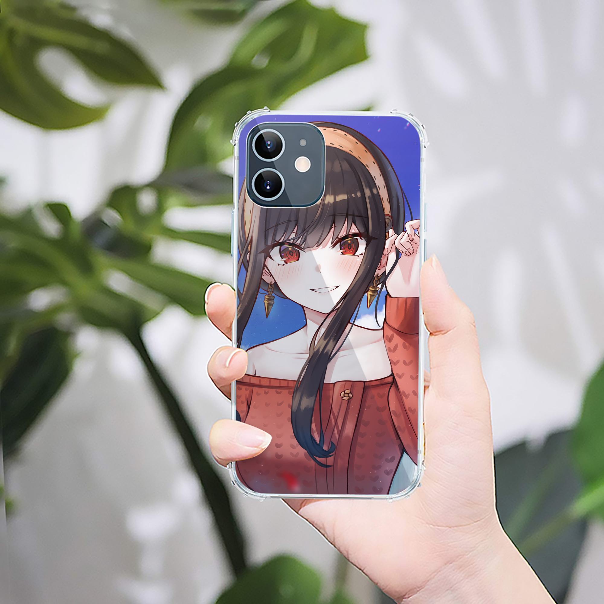 （画像用） SPY×FAMILY间谍家家酒 【iPhone 12シリーズ対応】透明スマホケース（クリアソフトケース）